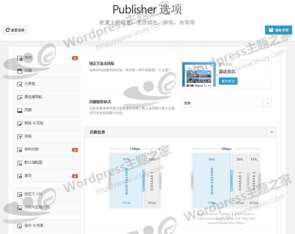 Publisher 杂志型WordPress主题汉化版