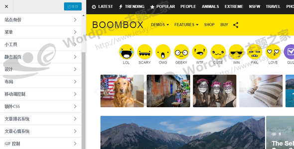 BoomBox – 强大的专业娱乐分享类WordPress主题汉化版
