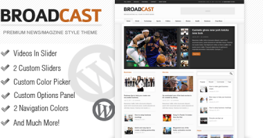 Broadcast v1.1 – Premium WordPress Theme