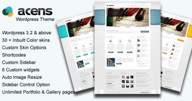 Acens-Business Portfolio WordPress Theme