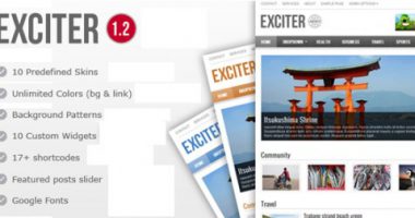 Exciter-Magazine WordPress Theme