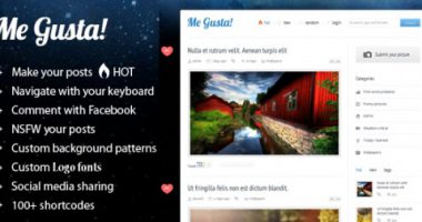 Me Gusta! – magazine wordpress theme(update 1.0)