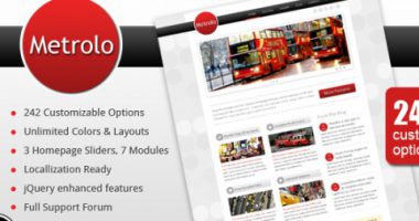 Metrolo – Powerful and Flexible WordPress Theme