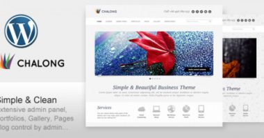 Chalong – Clean Template For Corporate Business