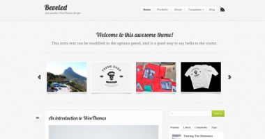 Beveled – WooThemes Premium WordPress Theme