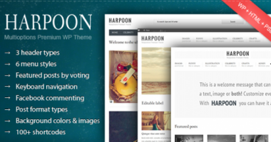 Harpoon WordPress 作品展示主题