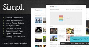 Simpl 简洁的WordPress企业主题[1.5]