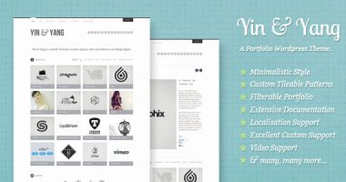 Yin & Yang简洁干净的WordPress主题[1.1.1]
