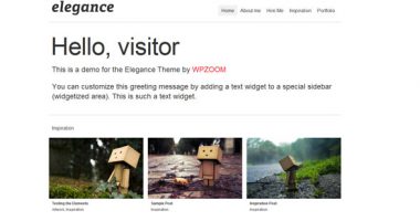 Elegance WpZoom作品展示WordPress主题[1.2.5]