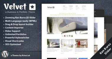 Velvet 清爽简洁的WordPress企业主题[1.0]