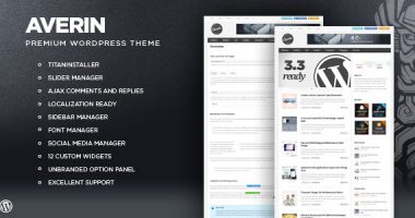 Averin 杂志型WordPress商业主题[2.1]