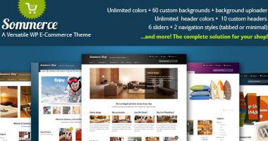 Sommerce Shop 购物类WordPress主题[2.5.1]