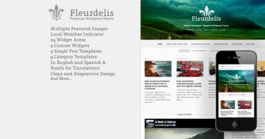 Fleurdelis 现代杂志型WordPress主题[1.5]