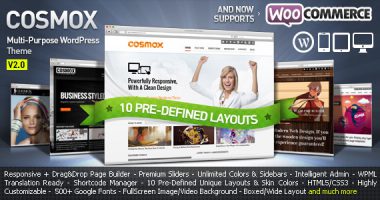 COSMOX 多用途多功能WordPress主题[2.0]