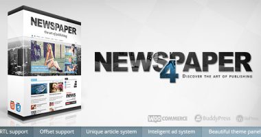 Newspaper 商业杂志型WordPress主题[4.2.2]