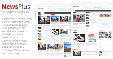 Newsplus 商业杂志型多用途WordPress主题[1.4]