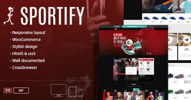 Sportify 运动类Gym商业WordPress主题[1.0.2]