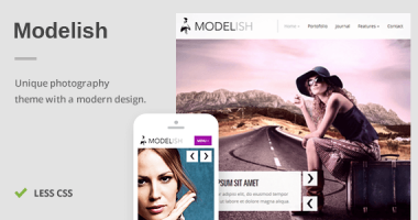 Modelish – 强大的Photography相册类WordPress主题[1.4.3]