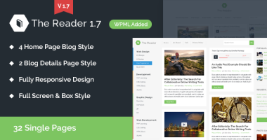 The Reader – WordPress杂志型主题[1.8]