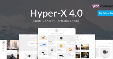 HyperX – 响应式WordPress作品主题[4.8]