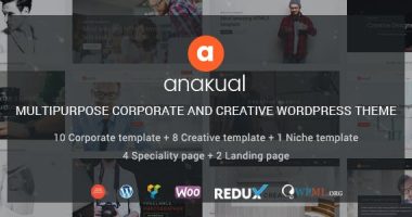 Anakual  – 多用途企业和创意WordPress主题