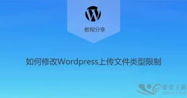 WordPress 限制上传媒体的文件类型