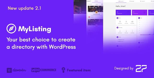 MyListing – 商家目录WordPress主题[2.1.2]