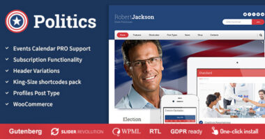 Politics –  Election Campaign Political WP Theme