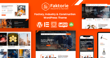 Faktorie – Industry & Factory WordPress Theme