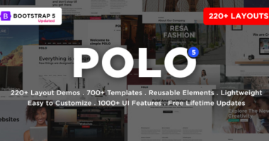 Polo – Responsive Multi-Purpose HTML5 Template