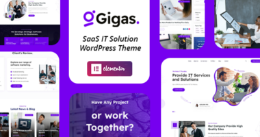 Gigas – SaaS WordPress Theme