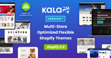 Kala | Customizable Shopify OS 2.0 Theme – Flexible Sections Builder Mobile Optimized