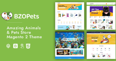 BzoPets – eCommerce Animals & Pets Store Magento 2 Theme