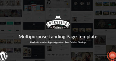 Prestige – Multi Purpose WordPress Landing Pages