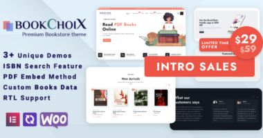 Choix – Bookstore Elementor WooCommerce WordPress Theme