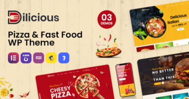 Dilicious – Pizza & Fast Food WordPress Theme