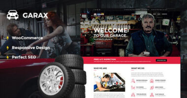 Garax | Automotive WordPress Theme
