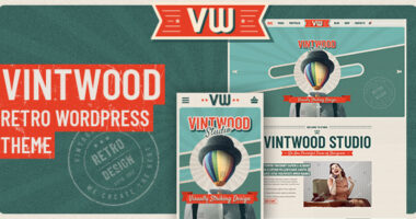 VintWood – a Vintage, Retro WordPress Theme