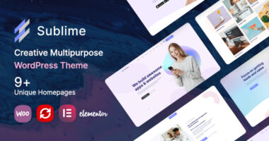 Sublime | Creative Multipurpose WordPress Theme