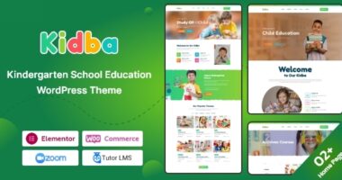 Kidba – Kindergarten WordPress Theme