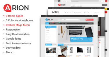 Arion – Responsive Multi-purpose WordPress Theme