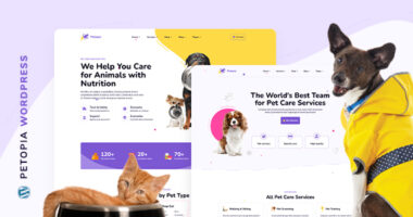 Petopia – Pet Care Service WordPress Theme