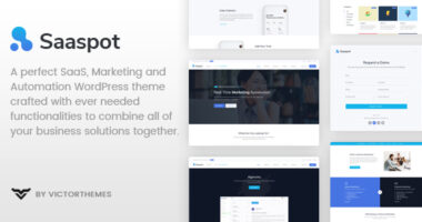 SaaSpot – SaaS Marketing Automation WordPress Theme