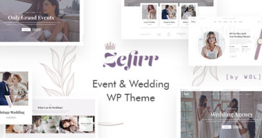 Zefirr – Event & Wedding Agency WP Theme