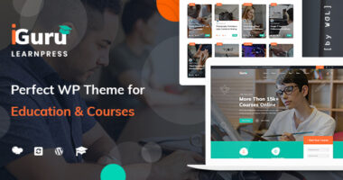 iGuru – Education & Courses WordPress Theme