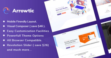 Arrowtic – Digital Marketing Agency WordPress Theme