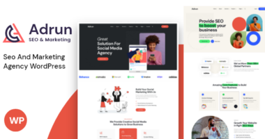 Adrun – Seo & Marketing Agency WordPress Theme