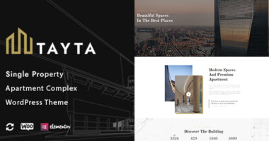 Tayta – Single Property & Apartment Complex Theme
