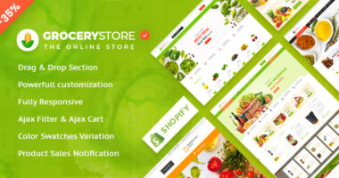 Grocery Store – Vegetable , Organic & Supermarket  Responsive Shopify Theme OS 2.0