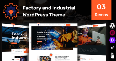 Pentair – Factory and Industrial WordPress Theme
